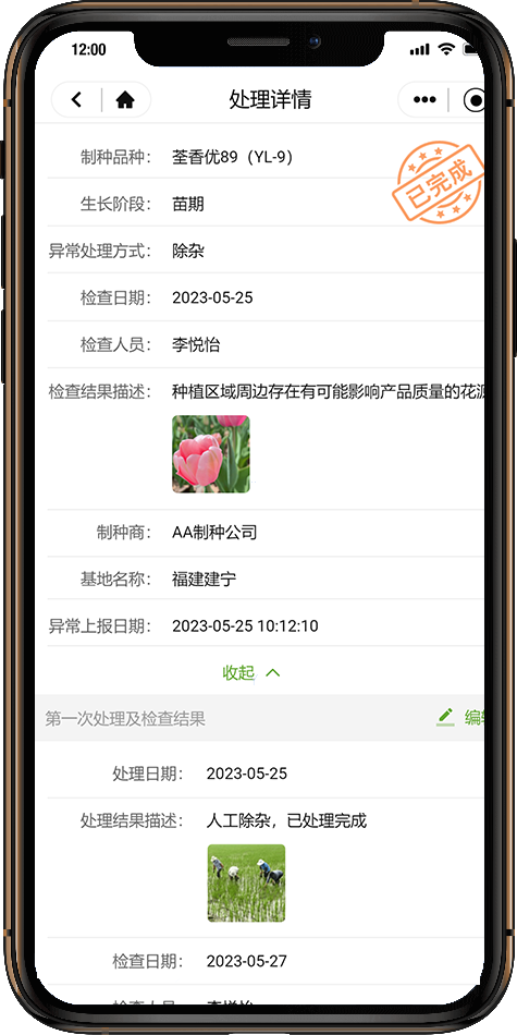 制種數據